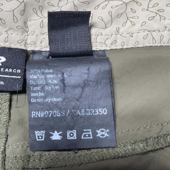 Outdoor research cropped army green pants B2 - Picture 8 of 10